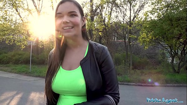 Public Agent Sofia Lee fucked next to a live train track