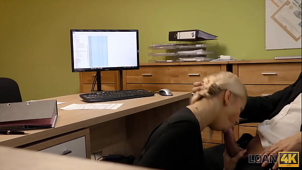 LOAN4K. Real estate agent allows bank employee to penetrate him for a loan
