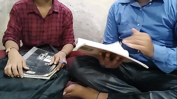 When college girl did not study then teacher fucked her well (Hindi clear audio)