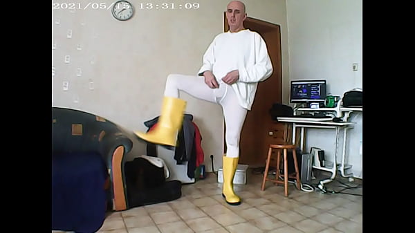 Gelbe Stiefel Diese gelben Goileglatze-Stiefel gefallen mir sehr gut