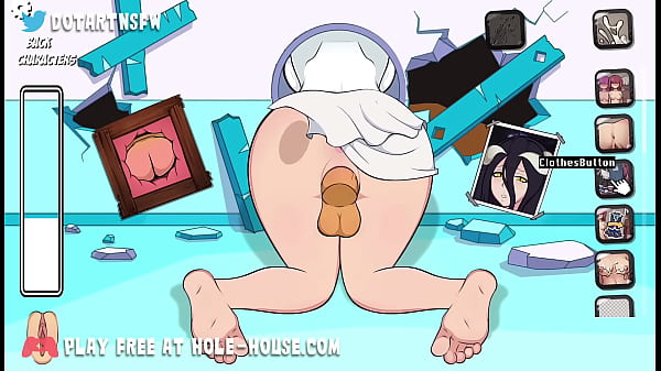 Albedo [Overlord] Escena completa Compliación de creampie Orgasmos con gemidos - Juego de Hole House [Regla 34, Hentai, Dibujos animados]