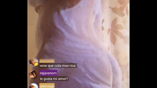 Showering live and warming up the audience